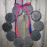 Hockey Love Wreath Without Letter